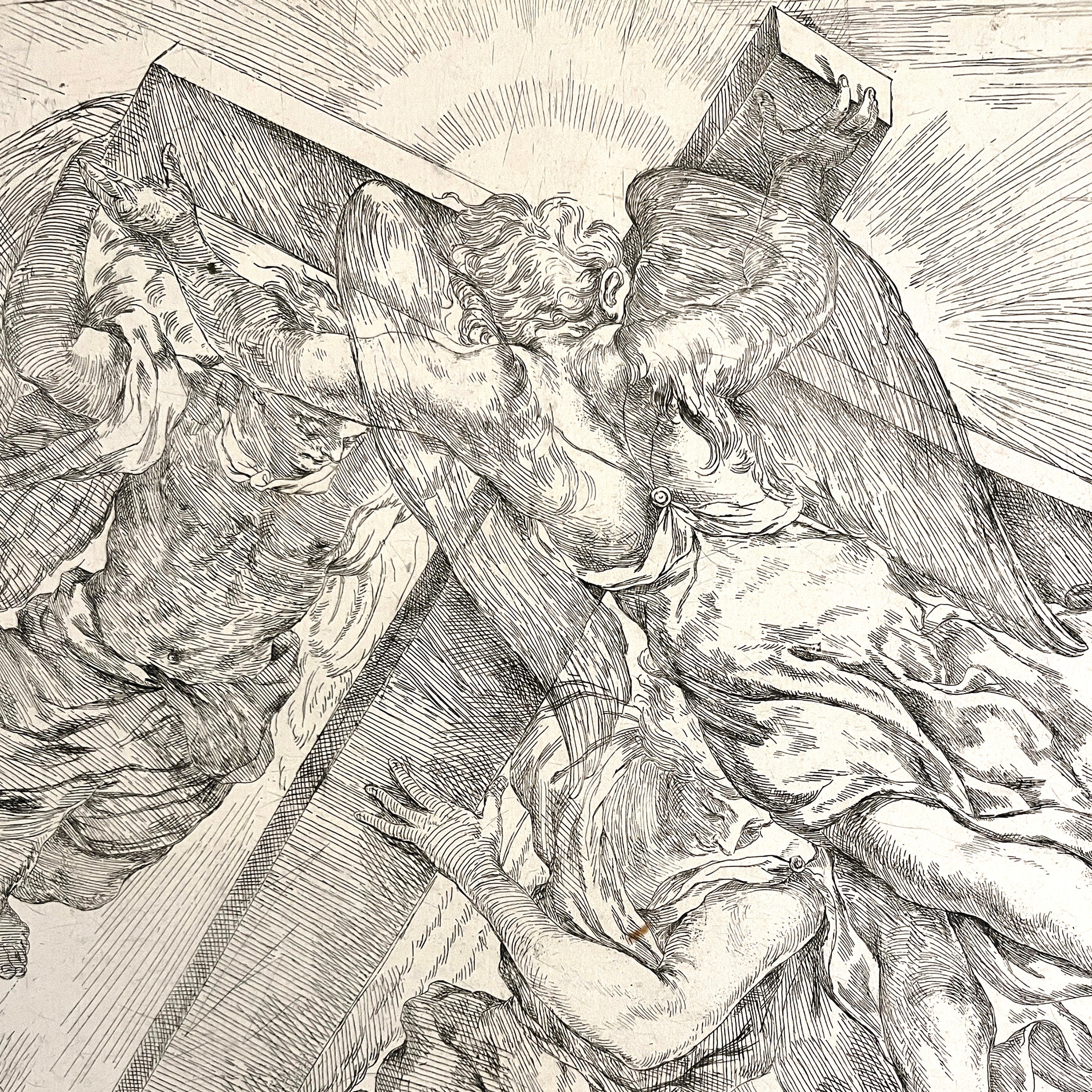 Large 16th century Old Master Print after Jacopo Tintoretto