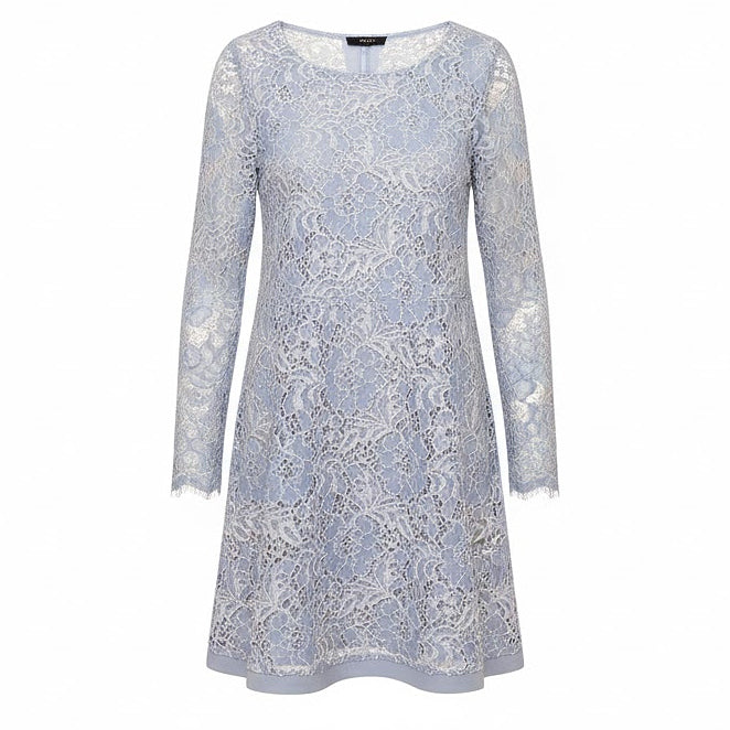 DREAMY TWO-TONE BLUE AND White EMBROIDERED DRESS BY CHOKLATE PARIS DREAMY TWO-TONE BLUE AND White EMBROIDERED DRESS BY CHOKLATE PARIS