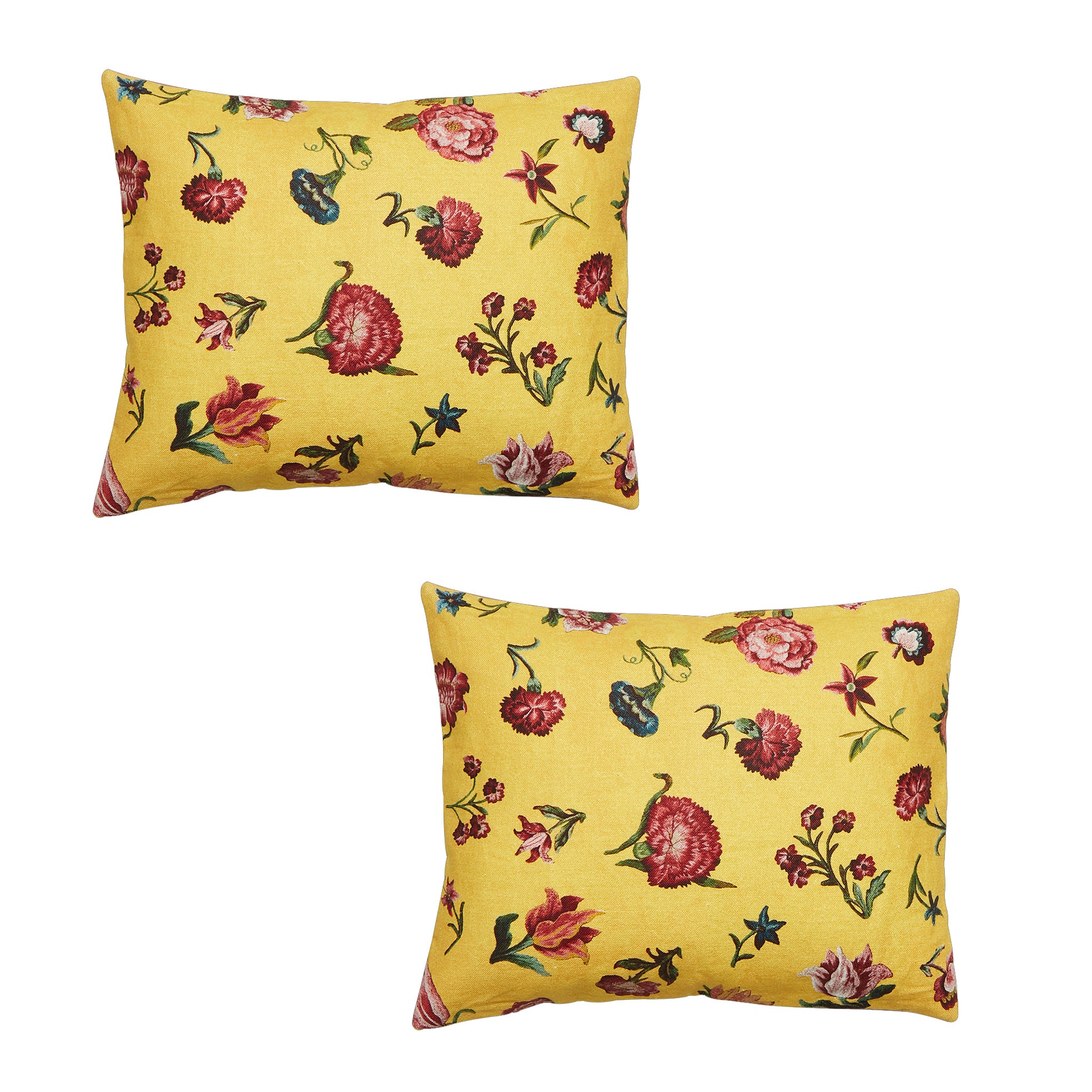 Antoinette Poisson Bien Aimee Linen Pillow Pair - Style 62
