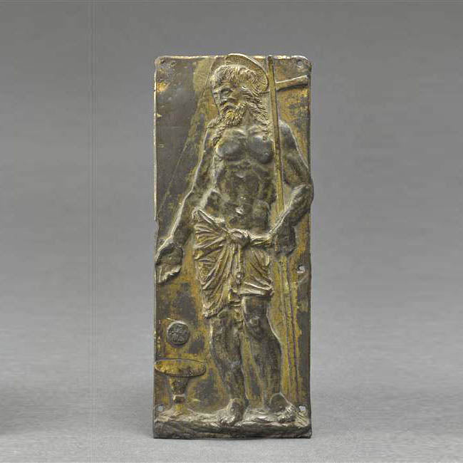 Louvre bronze relief of the Blood of the Redeemer attributed to Bartolomeo Bellano