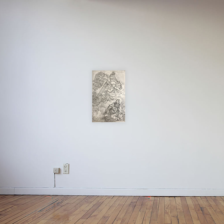 Large 16th century Old Master Print after Jacopo Tintoretto