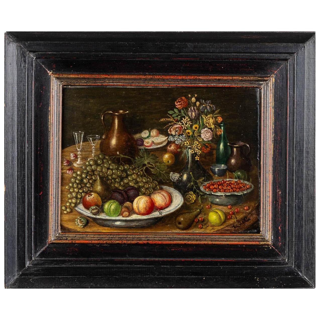 Le Historique Antwerp School Still Life Painting Osias Beert Manner Flemish Baroque Antique