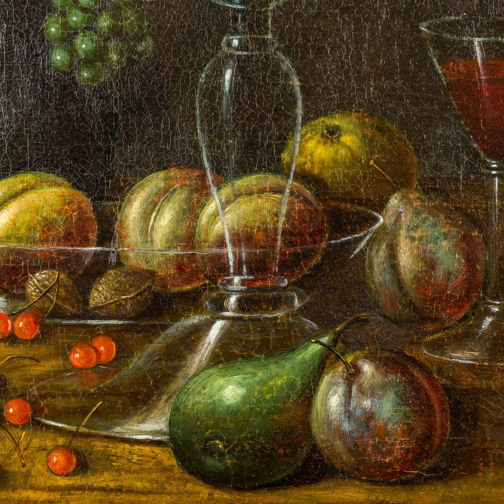 Detail-of-Antique-Oil-Painting-Craquelure-Texture-18th-Century