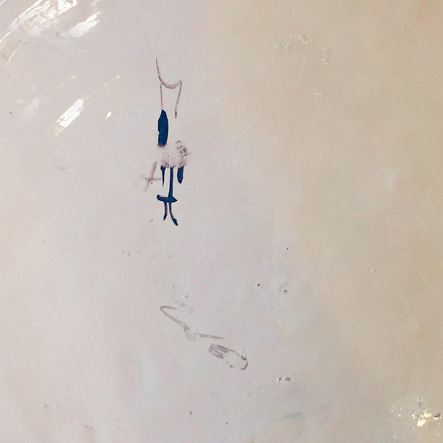 Probably Cantagalli family maiolica hallmark