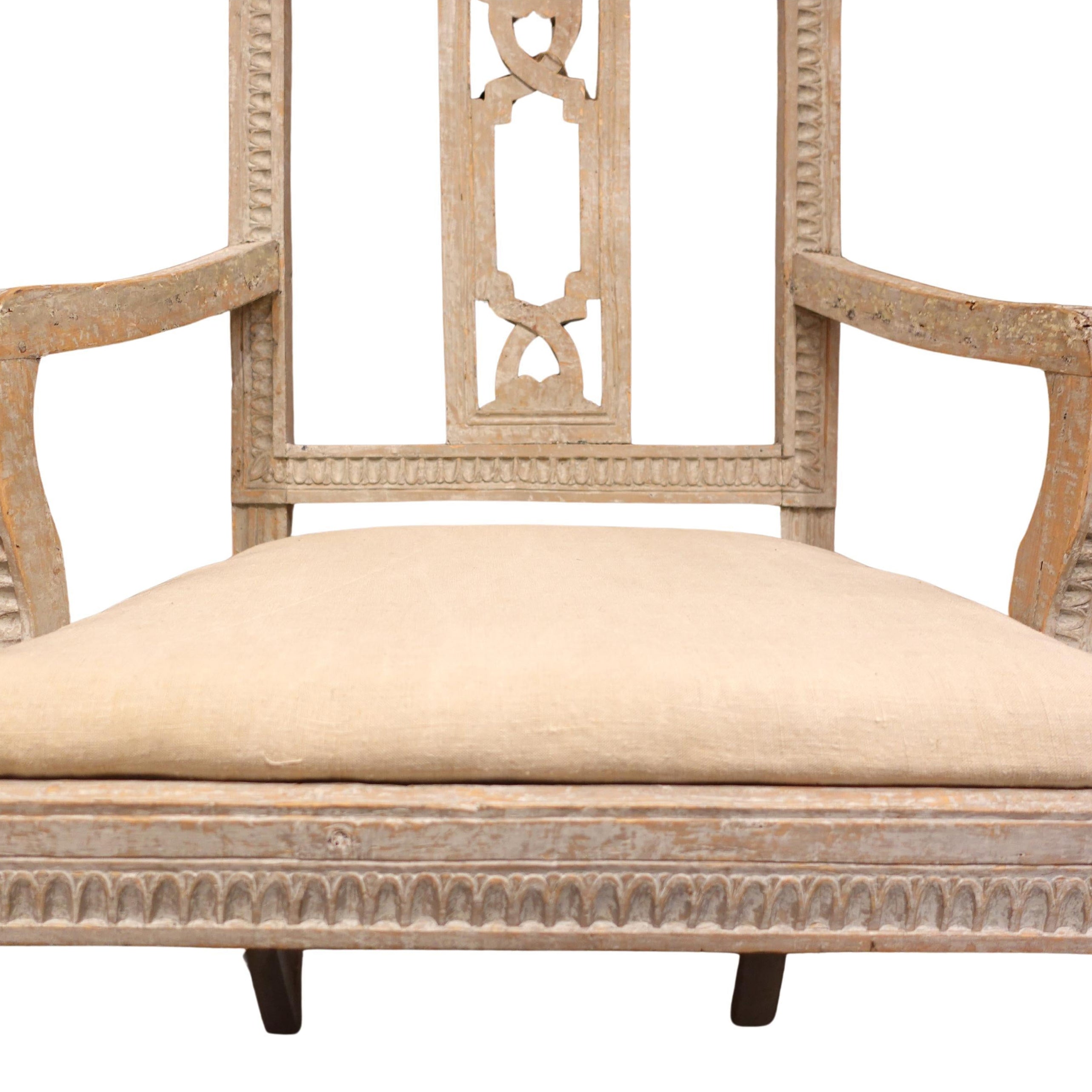 The Northern Muse: 19th-Century Swedish Gustavian Accent Chair