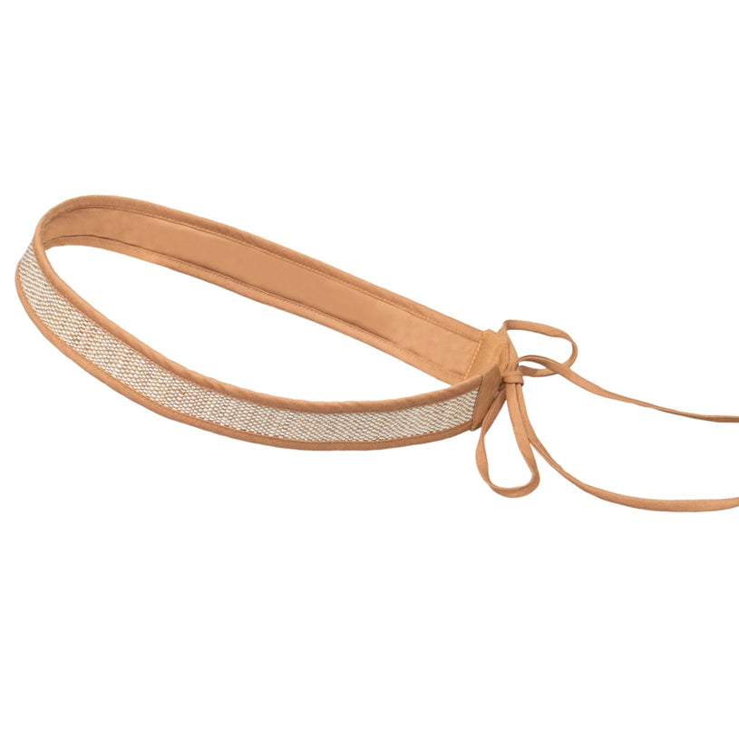 Boho Chic fair trade natural Babylonia Sandrift Belt by Lorna Murray Australia