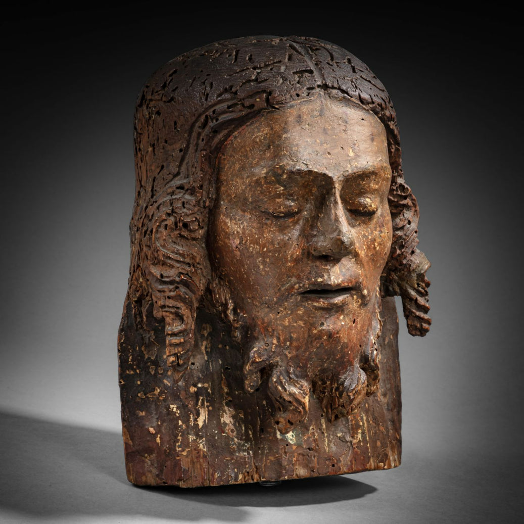 Detailed-Renaissance-Wood-Carving-Christ-Expired-Profile
