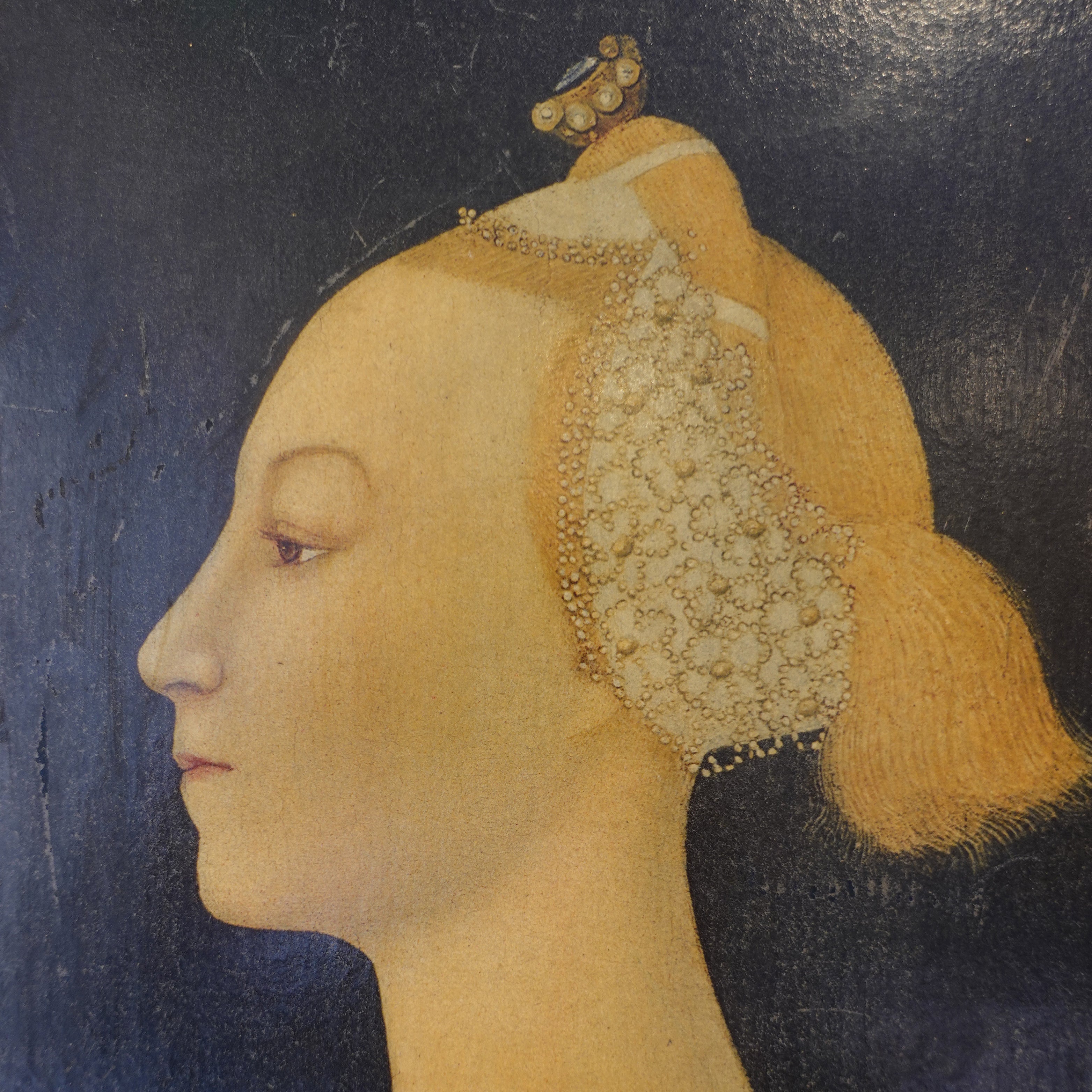 Le-Historique-Grand-Tour-Chromolithograph-Renaissance-Portrait-Young-Woman