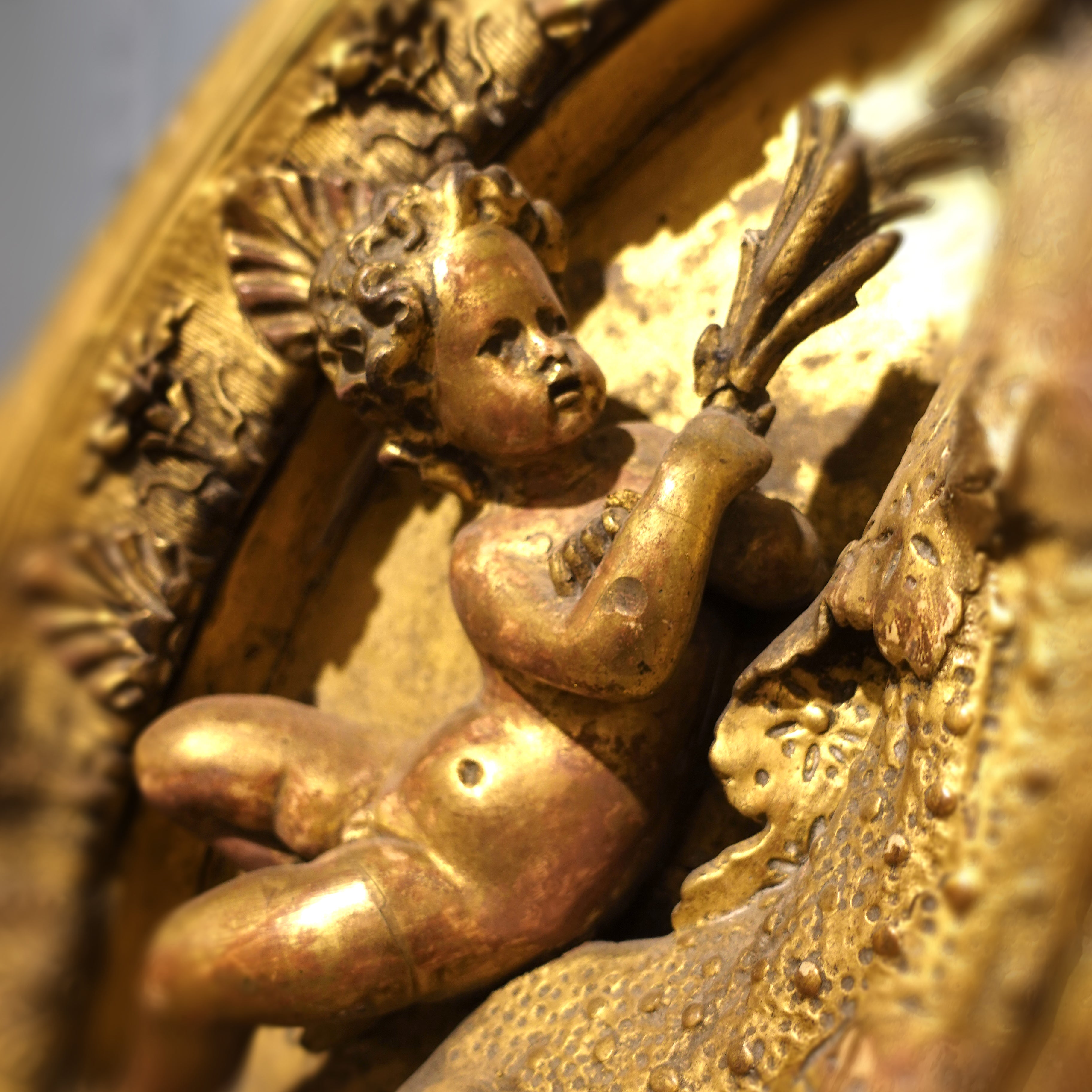 Detailed-Carving-French-Baroque-Giltwood-Frame-Gold-Patina