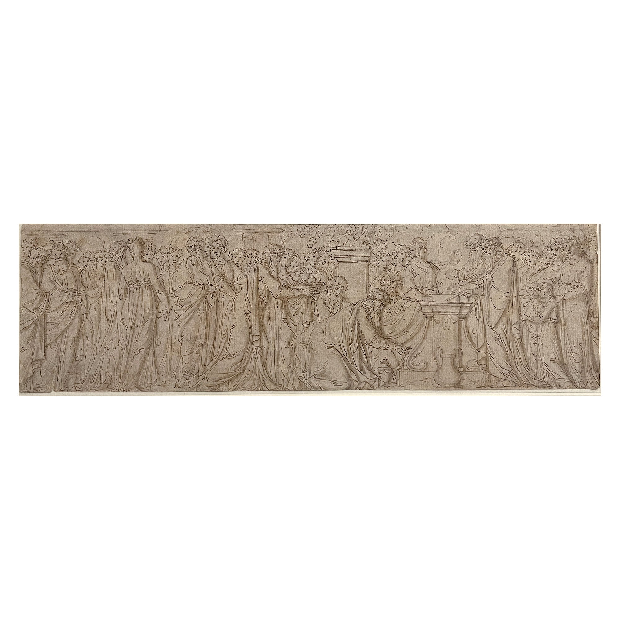 Antique-French-Neoclassical-Ink-Wash-Drawing-1700s