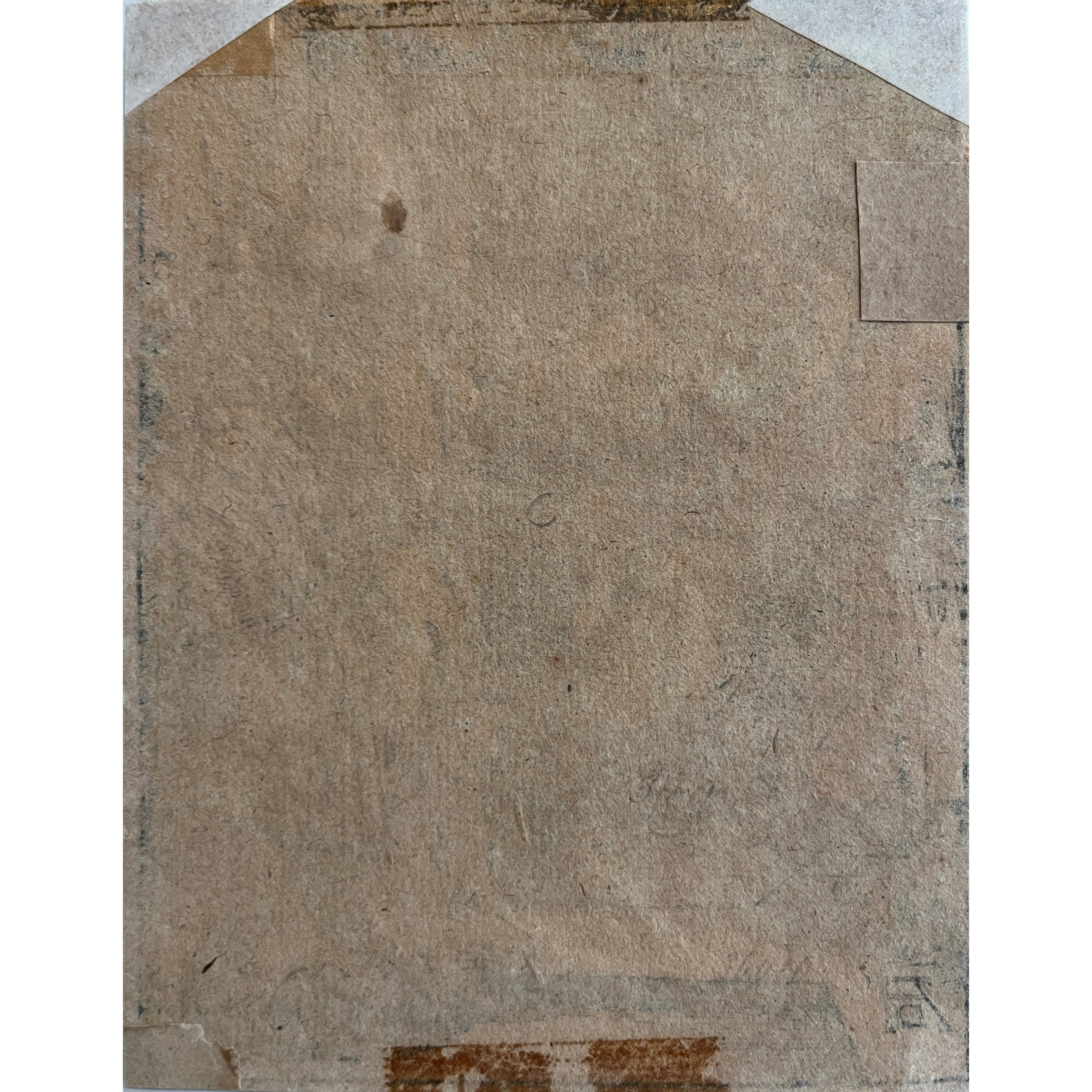 Authentic 17th Century Laid Paper Patina Detail Old Master Print Le Historique