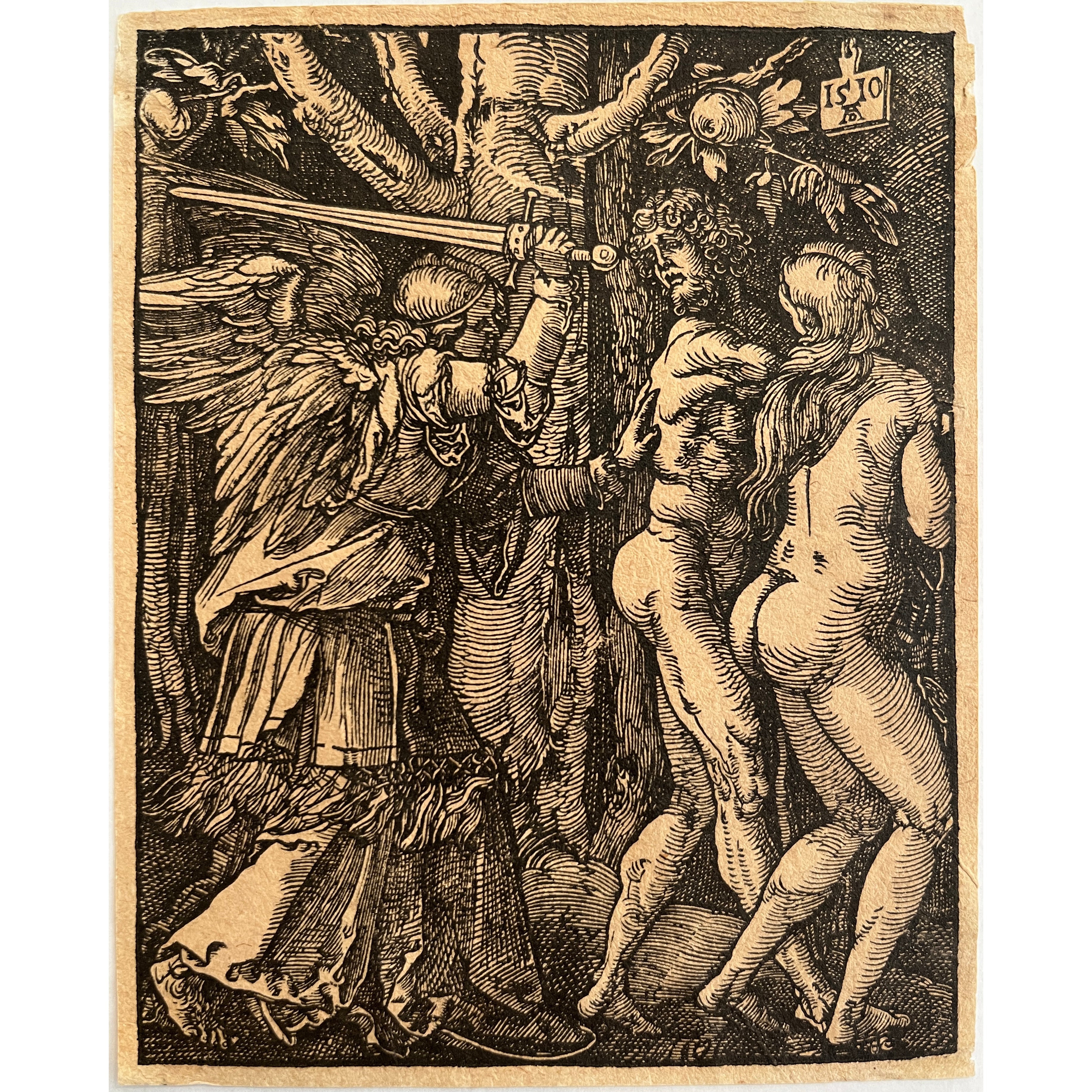 Johann Mommard Antwerp Brussels after Durer Expulsion from the Garden of Eden