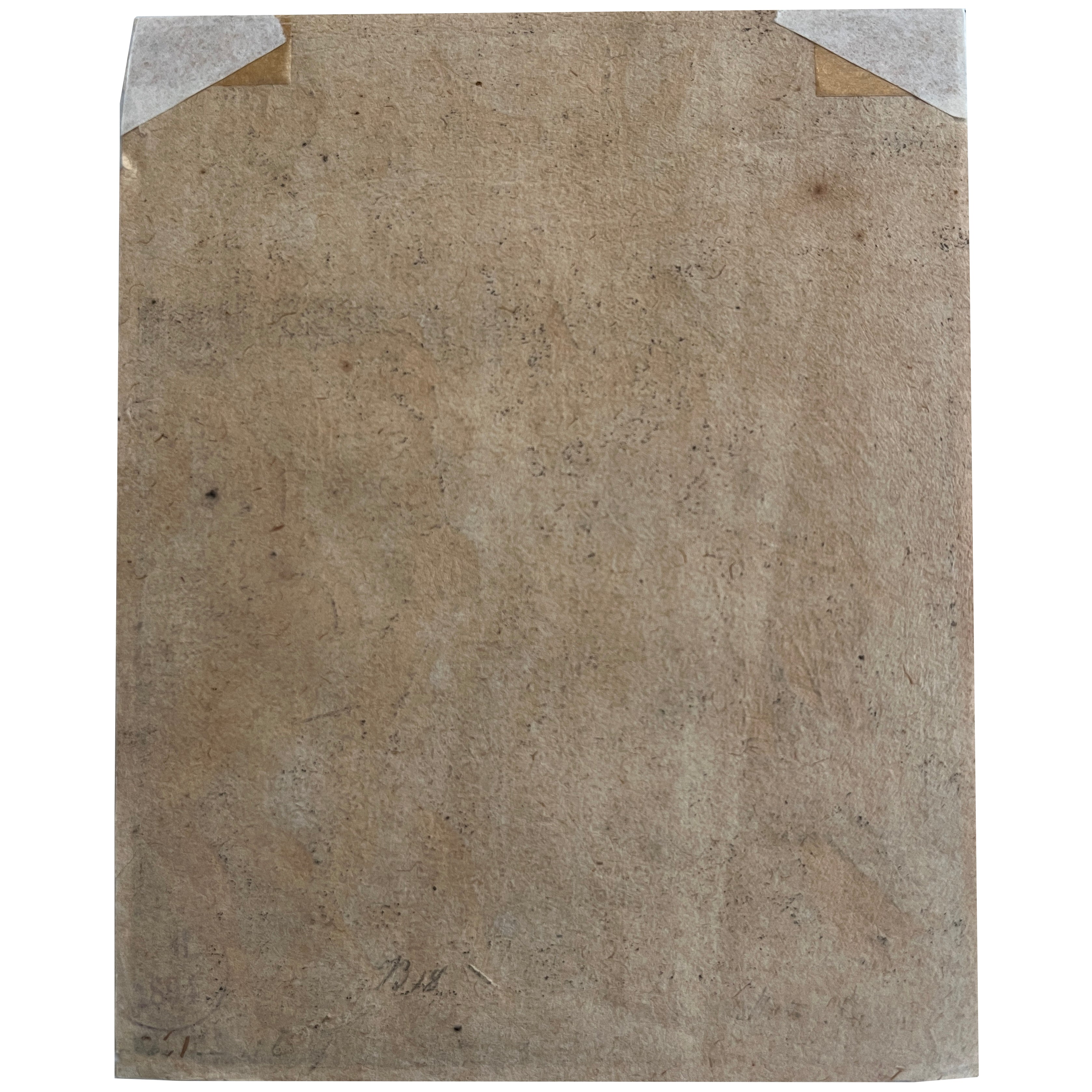 Authentic 17th Century Laid Paper Patina Detail Old Master Print Le Historique