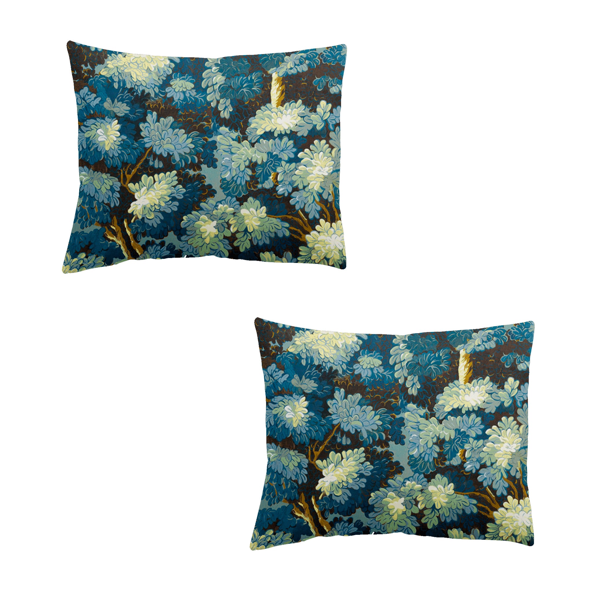 Antoinette Poisson Joli Boise Linen Pillow Pair - Style 61